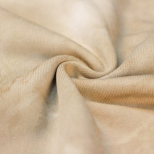 Tie Dye Wholesale Hot Selling Desain Fashion Untuk Kain Hoodie Kain Bulu Poliester 100% Rajutan Berkualitas Tinggi