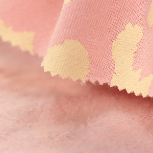 Kundenspezifisches superweiches Gewebe-Textil-Rohmaterial CVC60/40 Bedrucktes Vlies-Gewebe für Kleidungsstück Strick-Polyester-Fleece-Hoodie-Gewebe