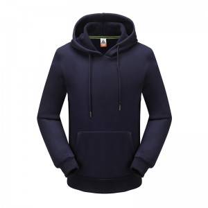 hoodies pullover kalawan logo konsumén pikeun lalaki