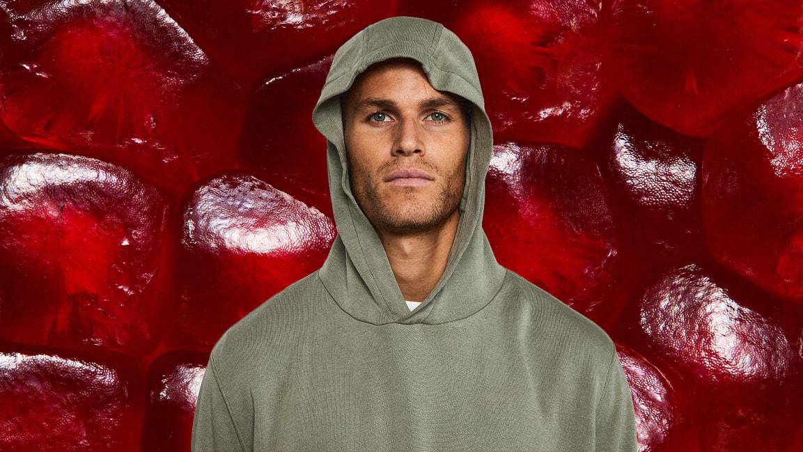 This hoodie is made from pomegranate peels and completely biodegrades？