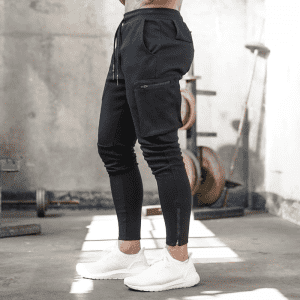 Найноўшыя мужчынскія спартыўныя штаны ў стылі хіп-хоп 2020 года, спартыўныя джоггеры з тасьмой па баках