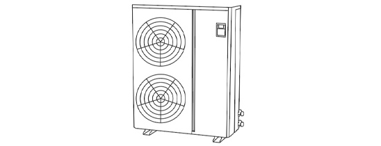 Стеклянная дверь-вертикальный холодильник-морозильник-50