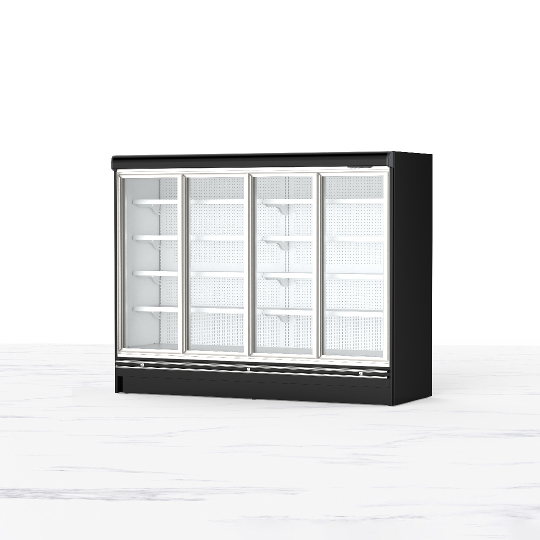 Glass-Door Upright Refrigerator Remote refrigerator