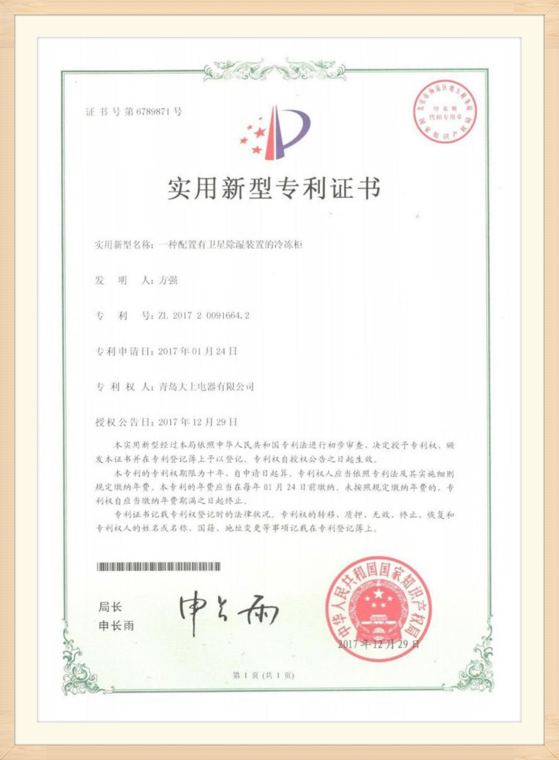 Certificat de brevet (24)