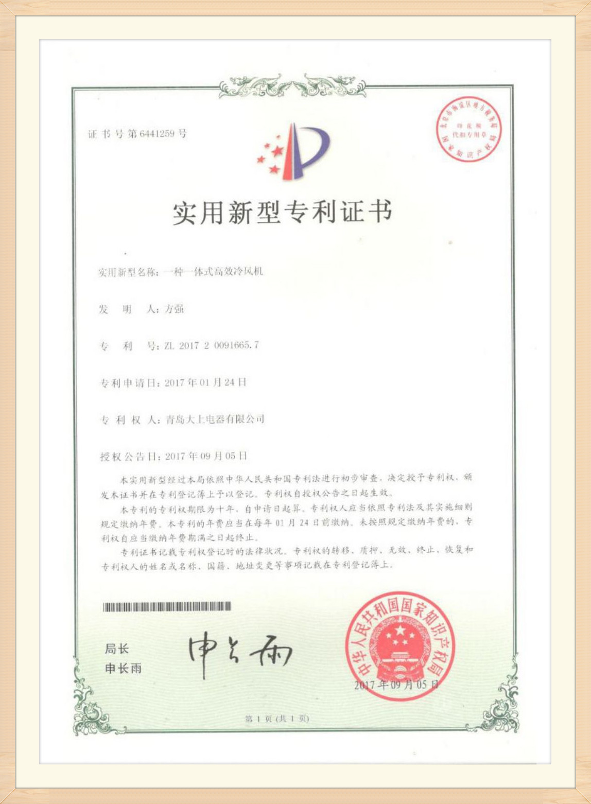 Certificat de brevet (27)