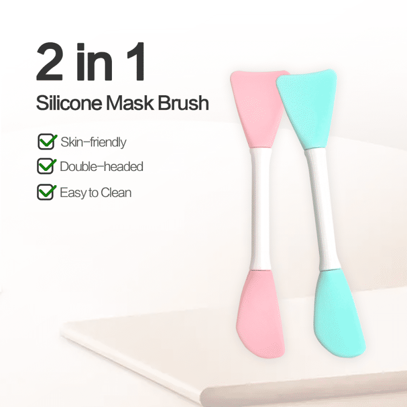 DIY facial mask applicator brush soft silicone face mask brush
