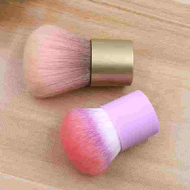 Curved Foundation Brush Flat Private Label Makeup Foundation Brush