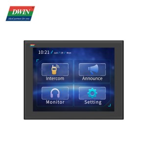 12.1 Nti Intelligent LCD Zaub nrog Enclosure DMG80600T121_15WTR (Industrial Qib)