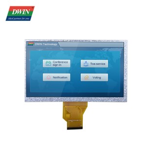 7-tolline 800 × 480 RGB 24bit 50PIN 300nit TN TFT LCD moodul LN80480T070IA3098