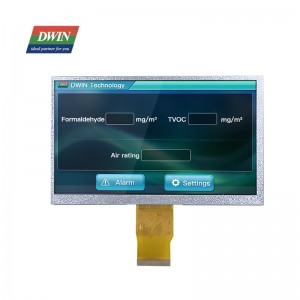 7,0 dyuymli 1024*600 RGB interfeysi IPS TFT LCD LI10600T070HC7098
