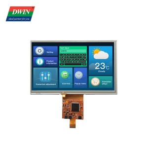 7 colių HMI TFT LCD jutiklinis DMG80480C070_06W (komercinė klasė)
