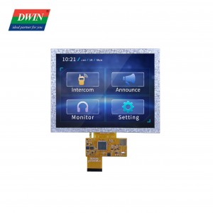 8 Pulzier COF Touch screen Mudell: DMG80600F080_01W (Serje COF)