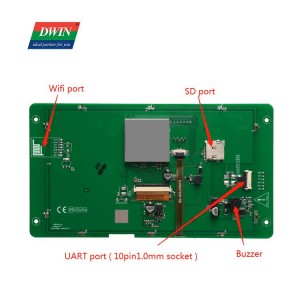 7 インチ LCD ディスプレイ タッチスクリーン DMG80480C070_03W (商用グレード)