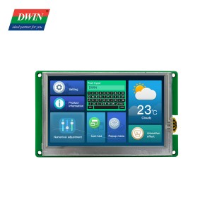 4,3 colio HMI LCD ekrano modelis: DMG80480T043_09W (pramoninis)