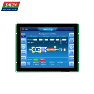 Капацитивен HMI дисплеј со 8,0 инчи 1024*768 DMT10768T080_38WTC (индустриско одделение)