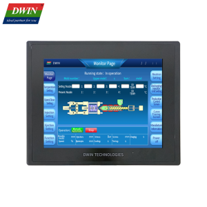 Ekran HMI kapacitiv 9,7 inç 1024*768 me Shell DMT10768T097_38WTC (grade industriale)