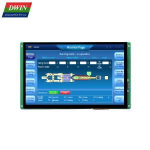 Ekran HMI kapacitiv 10,1 inç 1280*800 DMT12800T101_38WTC (grade industriale)