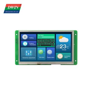 7 инчен HMI LCD дисплеј панел на допир Модел: DMG80480C070_04W (Комерцијална оценка)