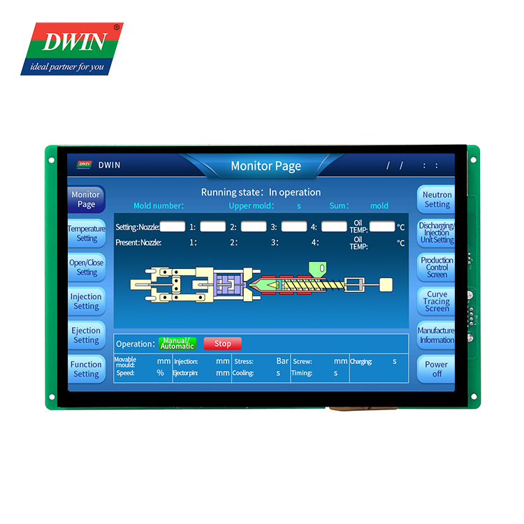 Wholesale 10.1 inch Linux LCD display Model:DMT12800T101_37WTC 