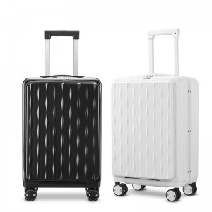 Наборы багажа с алюминиевой рамой, чемодан из 100% ПК с 4 углами