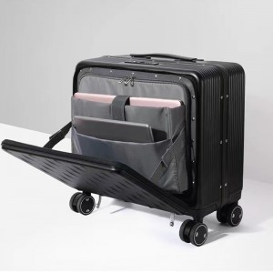 Ukuthwala imithwalo ye-18-Intshi ye-Hardside Spinner Lightweight Suitcase