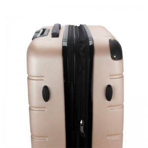 3-częściowy zestaw twardych walizek na krótkie i długie podróże