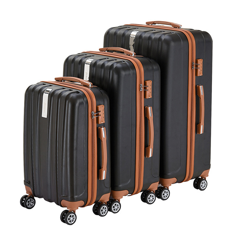 ABS Bagāžas komplekti Viegli ratiņi Hardshell Suitcase Bagāžas rūpnīca