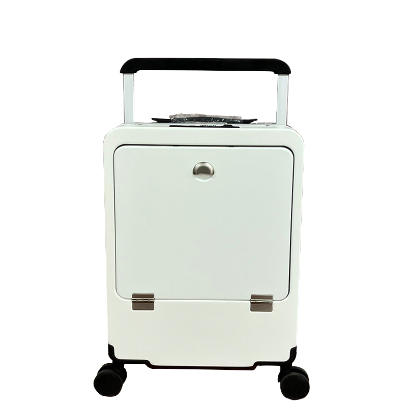 20 poggyász széles fogantyú tervezési utazási bőrönd PC alumínium kerettel