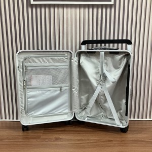 Bredare handtag Aluminiumram med högkvalitativt skydd 20 tums resväska