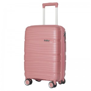 Nešiojamo bagažo rinkiniai 3 vnt - PP kietas šoninis bagažas su suktiniais ratukais
