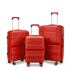 Расширяемый чемодан с вращающимися на 360 градусов колесами, жесткий корпус, легкий вес