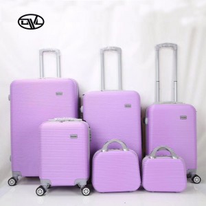 Hard-side Luggage Sets, na may Double Spinner Wheels, 20/24/28Suitcase