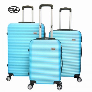 Conjuntos de bagagem rígida, com rodas giratórias duplas, conjuntos de malas de vários tamanhos