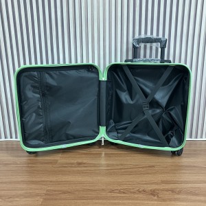 Mala de mão de 18 polegadas, conjuntos leves de bagagem de viagem com trava TSA