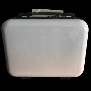 Makiyaj Travel Case Hard Shell Ti pòtab sak kosmetik ak Band elastik Mini pote valiz pou fanm tifi