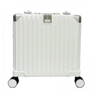 Легкий 18-дюймовый чемодан с жесткой стенкой и замком TSA для ручной клади