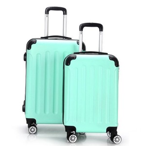 3 STKS bagasie uitbreidbare dra-bagasie hardekant spinner tas