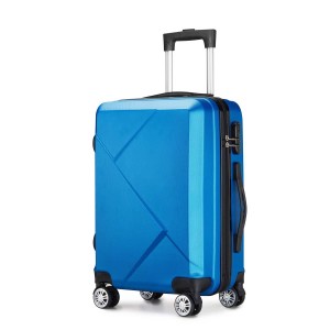 ערכות מזוודות 3 יחידות עגלה קלת משקל נסיעות ABS+מזוודת מעטפת קשיחה למחשב עם 4 ספינרים