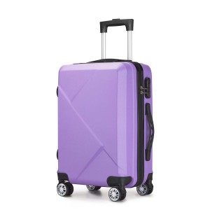 Impedimenta ponit 3pcs PERFUSORIUS Trolley Travel ABS + PC Crusta Suitcase cum IV netrice rota