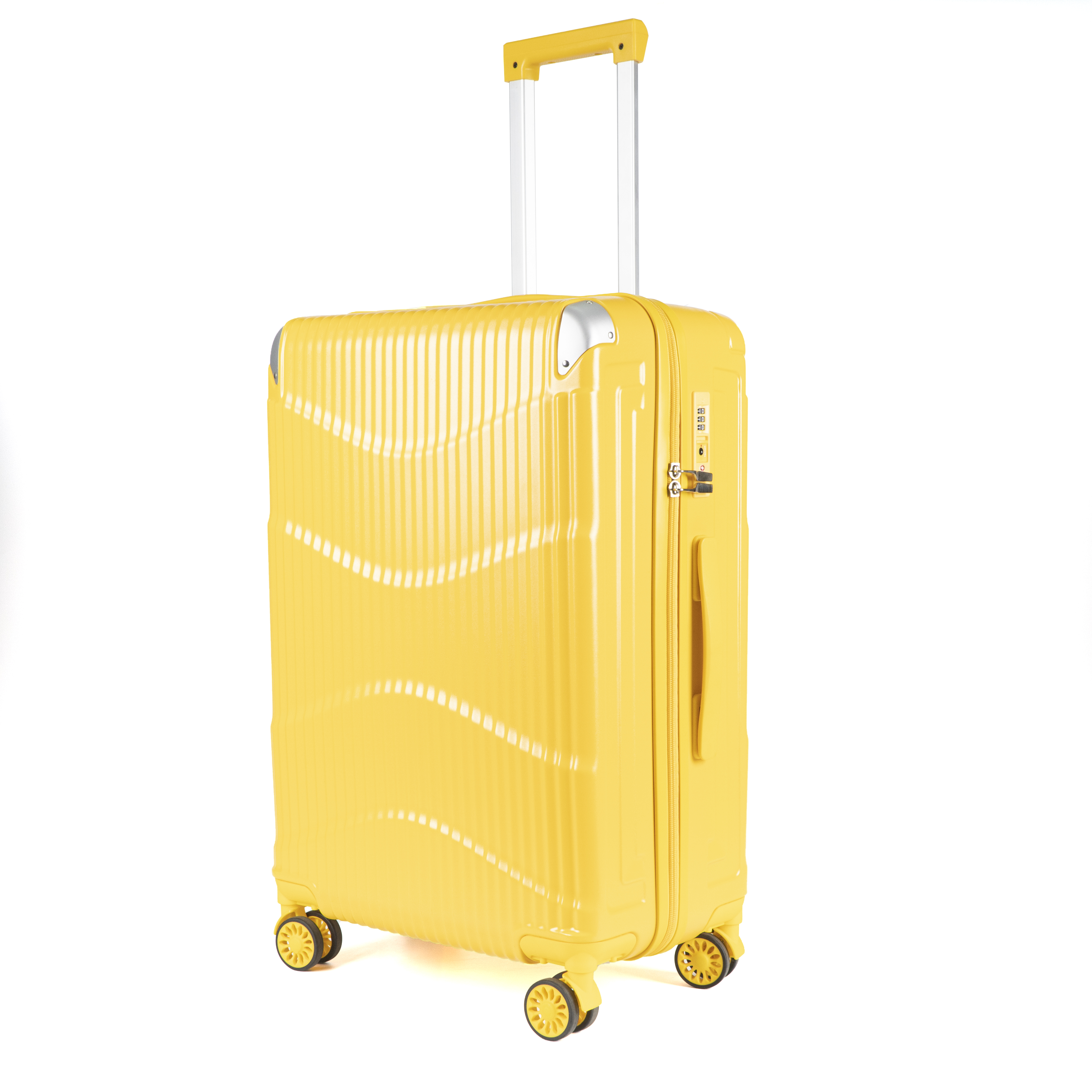 Jocs de maletes amb carro de protecció de cantonada amb pany aprovat per la TSA