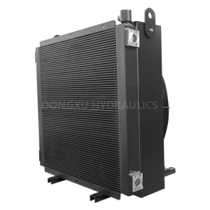 What should you pay attention to before installing the hydraulic oil cooler?