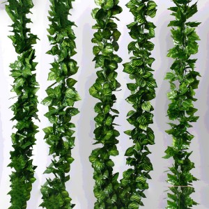 Fake Vines Fake Ivy Leaves Artificial Ivy fyrir veggskreytingar