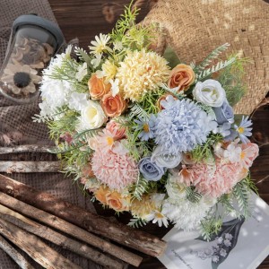 Matrimonio Tavolo Decorazioni per la casa Bouquet artificiale Rosa artificiale Fiore di seta artificiale