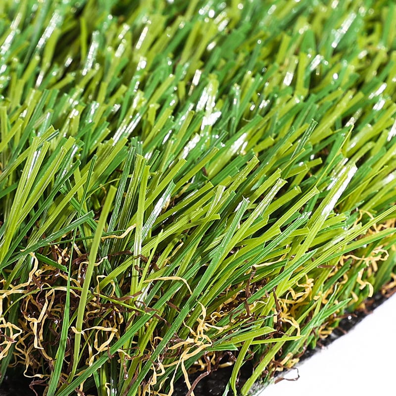 Індывідуальная сінтэтычная трава, сад са штучным газонам, штучная трава для басейна, прадстаўленая выява