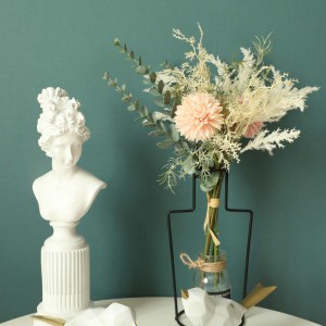शादी की डेस्कटॉप सजावट के लिए सबसे अच्छी कीमत रियल टच फूलों का गुलदस्ता कृत्रिम फूलों का गुच्छा