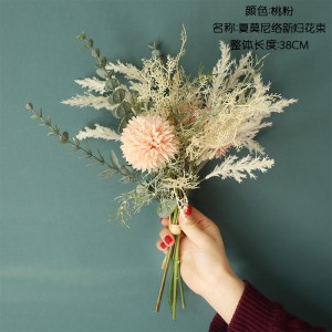 Cel mai bun preț Real Touch Buchet de flori Buchet de flori artificiale pentru decorarea biroului de nuntă
