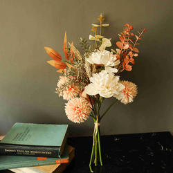 Artificialis Silius Italicus Fabricae Peony APHACA Bouquet Handmade Bouquet Flores Ad Decorationem