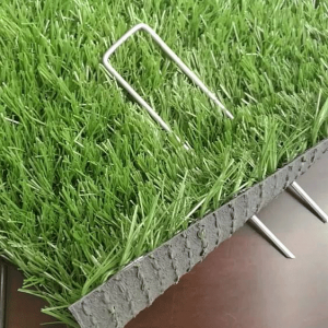 דשא Sod Staple Stake Grass Type U Nail Steel חלק שטוח עליון דשא מסמר דשא