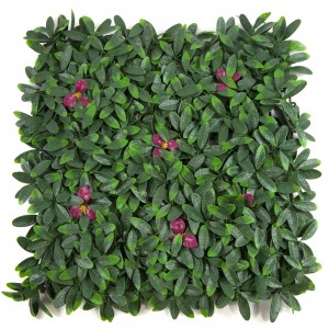 Osisi Artificial Wall vetikal Ogige Ugbo Plastic Osisi Hedge Wall Boxwood Hedge Panel for Home Decoration