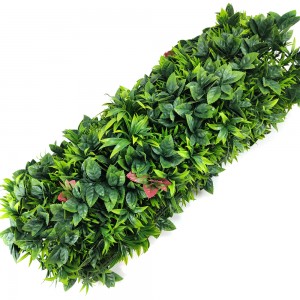 បន្ទះប្រអប់ឈើសិប្បនិម្មិត Topiary Hedge Plant UV Protected Privacy Screen Outdoor Indoor Use Garden Fence Artificial Grass Wall